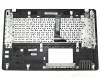 Teclado incl. topcase US (Inglés) negro/plateado original para Asus R751JB