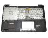 Teclado incl. topcase US (Inglés) negro/plateado original para Asus X555LP