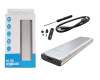 USBGEK IPC-Computer Caja para SSD M.2 compatible con SATA/PCIe