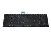 V000350930 teclado original Toshiba DE (alemán) negro/negro brillante con retroiluminacion