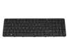 V151646AK1 teclado original HP CH (suiza) negro/negro/mate