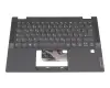 V192320AK1-GR teclado incl. topcase original Sunrex DE (alemán) gris/canaso (Fingerprint)