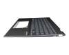 V19434613GE00 teclado incl. topcase original Sunrex DE (alemán) negro/negro con retroiluminacion
