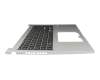 V212662DE1 teclado incl. topcase original Sunrex DE (alemán) negro/plateado