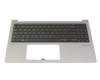 V218646GS1 teclado incl. topcase original Sunrex US (Inglés) negro/canaso con retroiluminacion