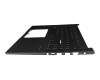V218662AE1 GR teclado incl. topcase original Sunrex DE (alemán) negro/negro con retroiluminacion