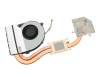 Ventilador con disipador (CPU) original para Asus X550JK