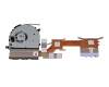 Ventilador con disipador (CPU) original para MSI Summit B14 A11M/A11MOT (MS-14D3)