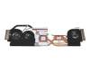 Ventilador con disipador (CPU/GPU) original para MSI GS76 11UH/11UG/11UE (MS-17M1)