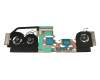 Ventilador con disipador (CPU/GPU) original para MSI P75 9SE/9SG/9SD/9SF (MS-17G1)