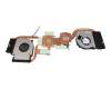Ventilador con disipador (CPU/GPU) original para Nexoc G1524 (49348) (NH50ED)