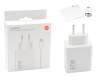 Xiaomi Mi Note 10 original cargador USB-C 67 vatios EU wallplug blanca (Charging Combo Type-A)