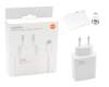 Xiaomi Mi3 original cargador USB-C 33 vatios EU wallplug blanca (Charging Combo Type-A)