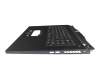 YDM ZGRD teclado incl. topcase original Acer DE (alemán) negro/negro con retroiluminacion