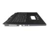 YDM ZGRD teclado incl. topcase original Acer DE (alemán) negro/negro con retroiluminacion