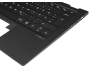 YS13G teclado incl. topcase original Medion DE (alemán) negro/negro